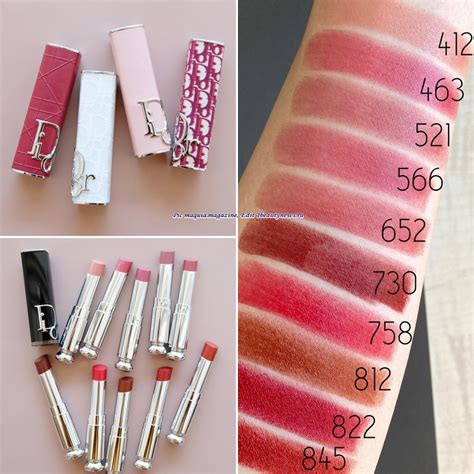 dior addict lipstick swatches karlasugar|Dior Addict shine lipstick.